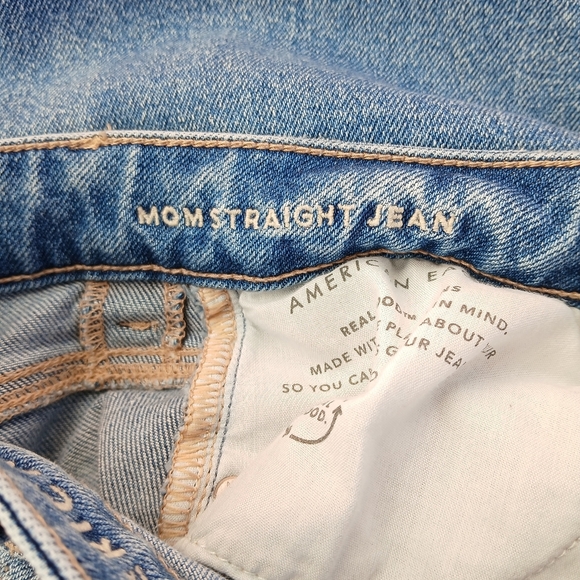American Eagle Mom Straight Jeans size 4 Regular - Picture 6 of 8